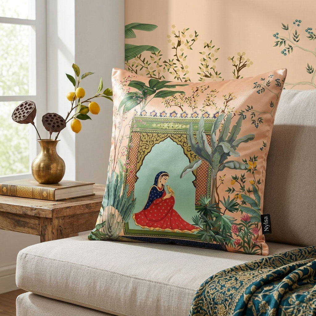 Afsana digital printed cushion cover by Nylsa